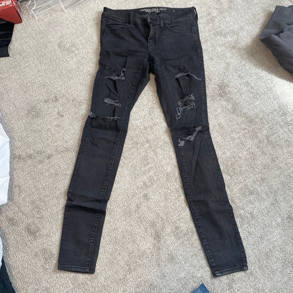 Black size 6 skinny jeggings